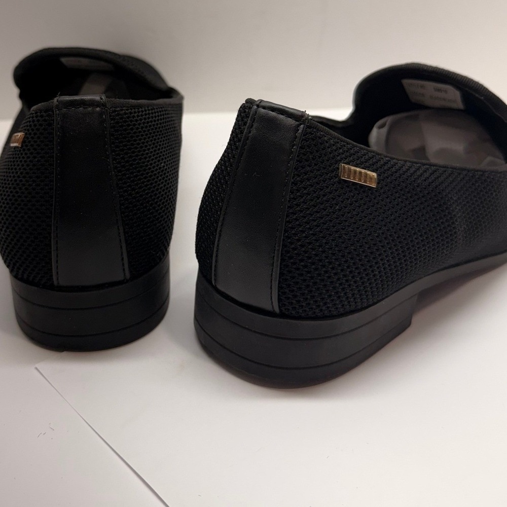 Uubaris Mens Mesh Dress Loafers Black Slip On Knit Shoes SM010 Size 12 - Picture 3 of 5